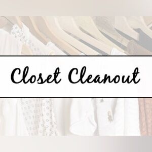 Closet clean out! Make an offer!